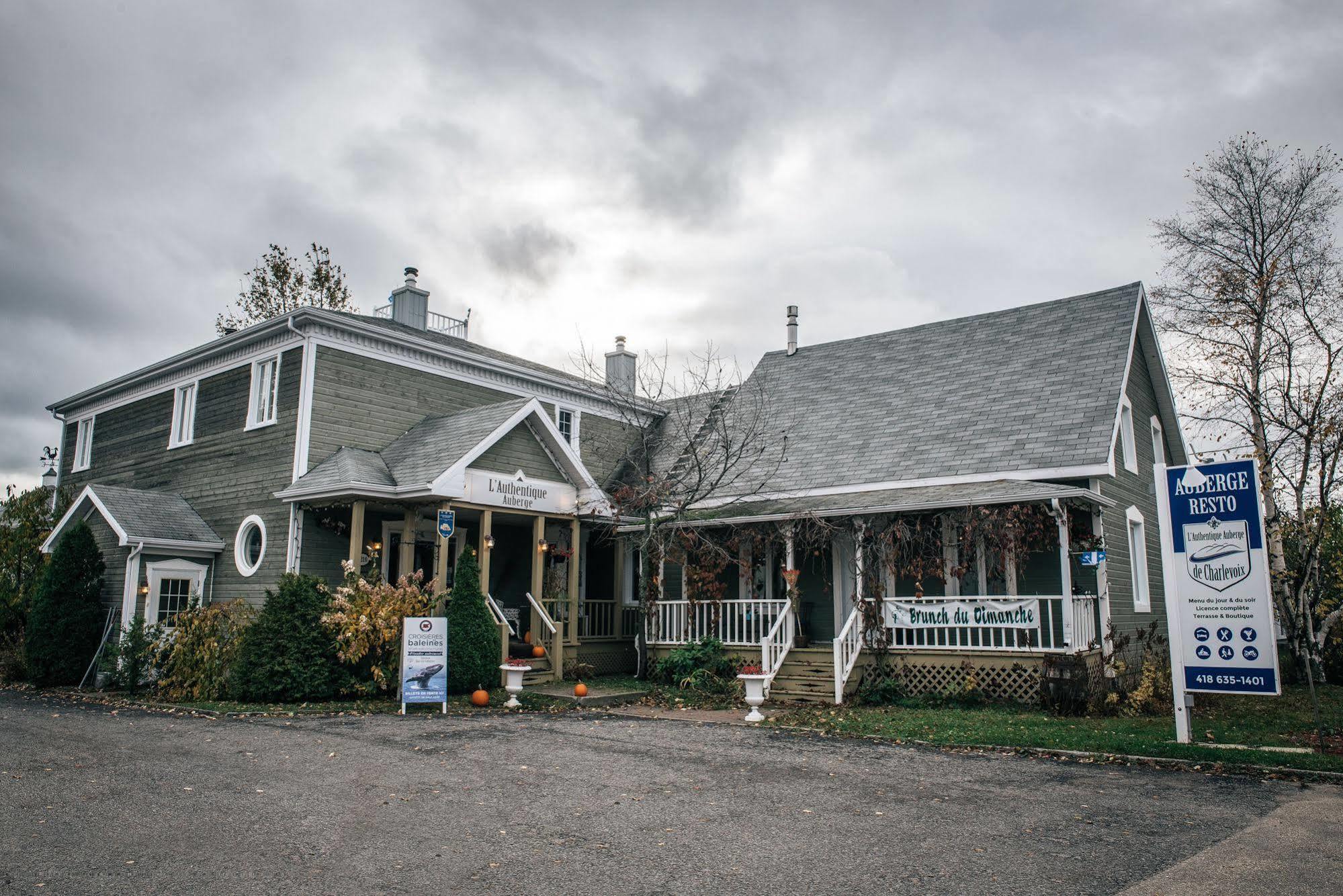 L'Authentique Auberge De Charlevoix Hotell Les Éboulements Eksteriør bilde